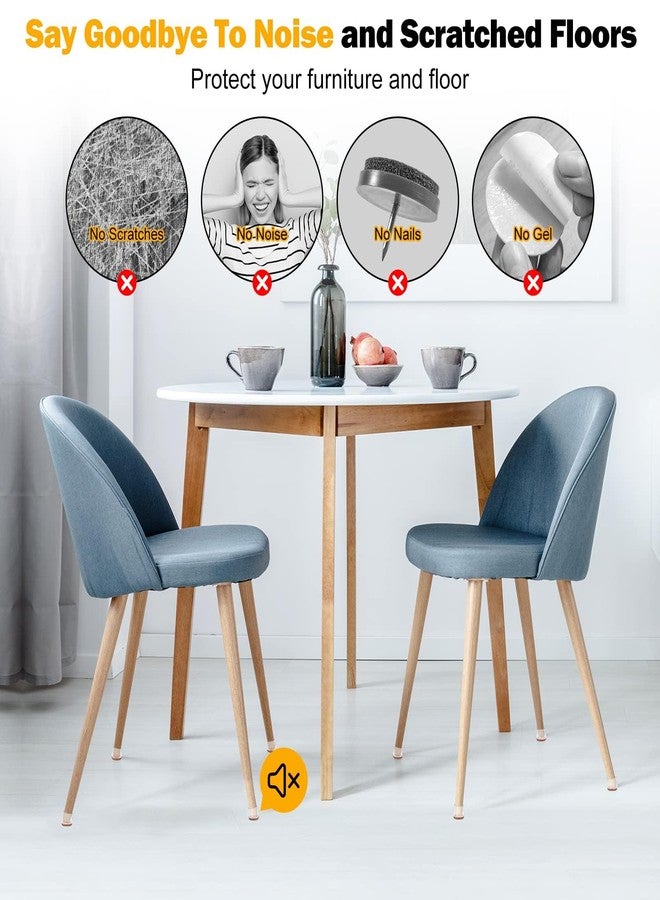 BCNJEPIN 16 Pcs Furniture Leg Caps Silicone, Chair Leg Floor Protector, Non-Slip Silicone Chair Leg Protector, 22 * 29 * 35mm Furniture Leg Cap for Dining Chairs, Bar Stools, Office Chairs - Image 2